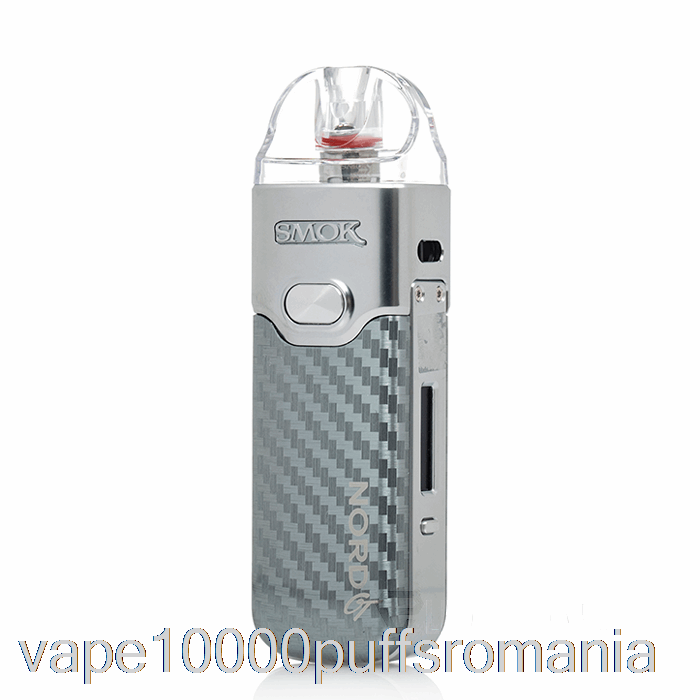 Vape Romania Smok Nord Gt 80w Pod System Argintiu Fibra De Carbon